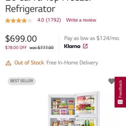 LG  Refrigerator