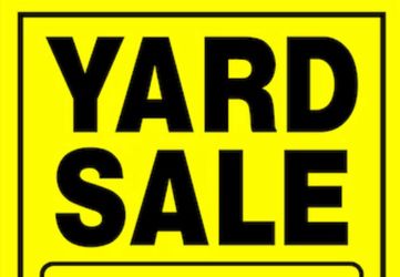 HUGE 1 DAY YARD SALE 5/9/26