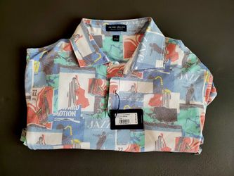 Jazz Party Polo by Peter Millar (Size L) New $80