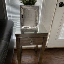 Mirror Side Table
