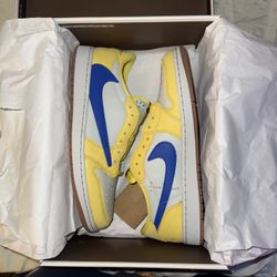 Men’s Jordan 1 Low Travis Canary Size 11.5