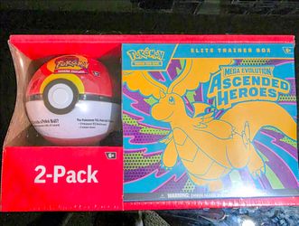 Ascended heroes etb and pokeball set