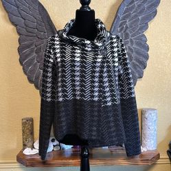 Ricki’s Knit Wrap Front Cardigan Sweater 