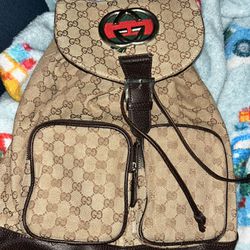 Barely Used Gucci Backpack 