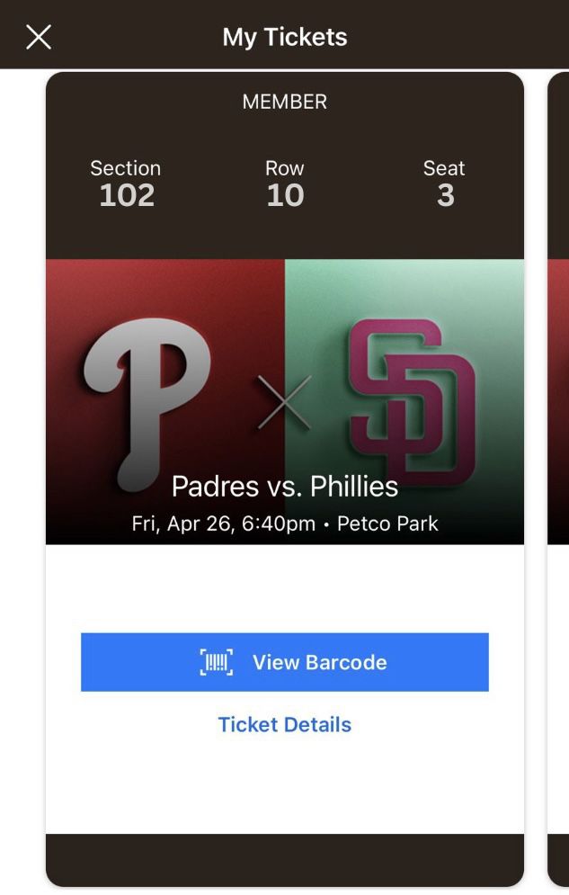 Padres Vs Phillies Tickets | Fri Apr 26
