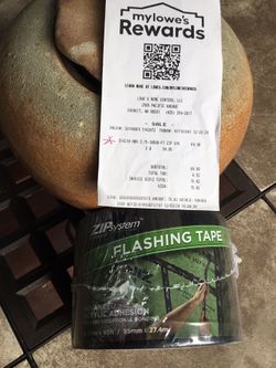 New- Roll Of Multi Use - Weather Proof Flashing Tape    3.75” X 90’