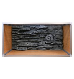 Zen Habitats stone Background for pet reptile 4 x 2 tank