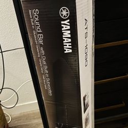 Yamaha ATS-1090 2.1 Channel Soundbar System w/ Built-in Dual Subwoofers – Bluetooth, HDMI ARC, Clear Voice