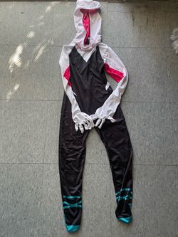 Spider-Gwen Cosplay Costume Bodysuit with Hood