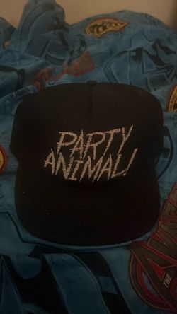 Party Animal Vintage Retro Black SnapBack Trucker Cap Hat