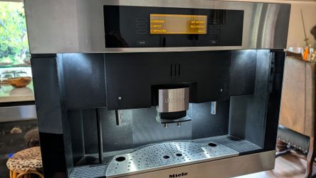 Miele CVA4075 built in Coffee System, stainless steel, plumbed option, 24in.