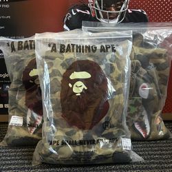 Camo AND Red BAPE SHARK HOODIES 