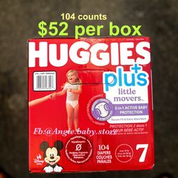 Huggies Little Movers Size 7 Plus