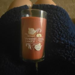 Burned One Time Yankee Candle 