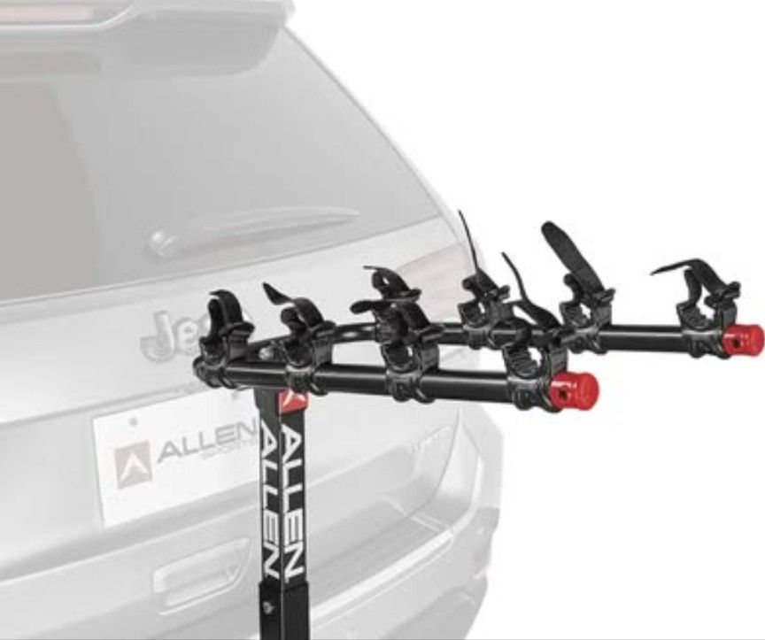 Allen Sports Deluxe 4-Bike Hitch Mount Rack (2" Receiver) , Black, NEW