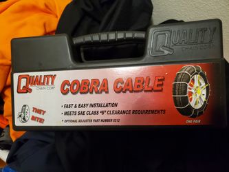 NEW Cobra Cable Car Chains