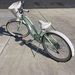 ELECTRA  7 Speed beach Cruiser Color teal 