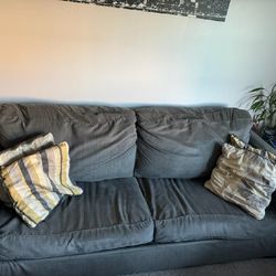 Blue/Grey Couch