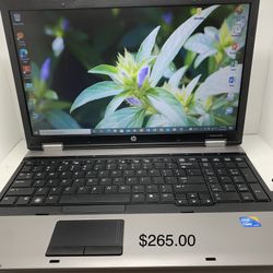 i7…i7…i7…HP…PROBOOK…model # 6550-B….500 GB HHD ...6.0 GB RAM . , 5 GENERATION…READY FOR CLASSES ON LINE OR WORK FROM 