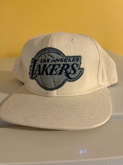 New white Lakers SnapBack hat