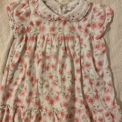 Baby Cotten dress With Onsie Below