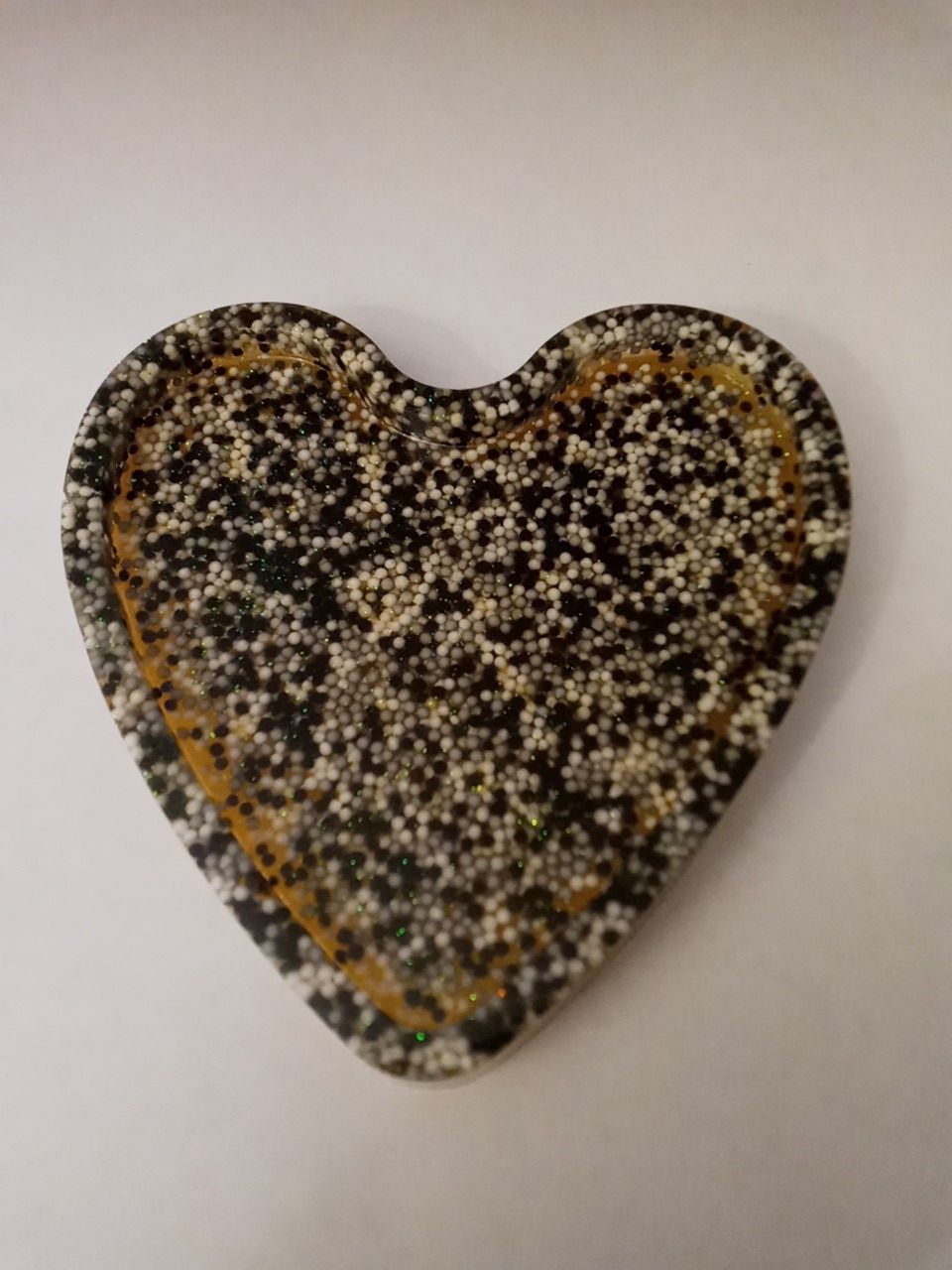 Decorative handmade resin coaster