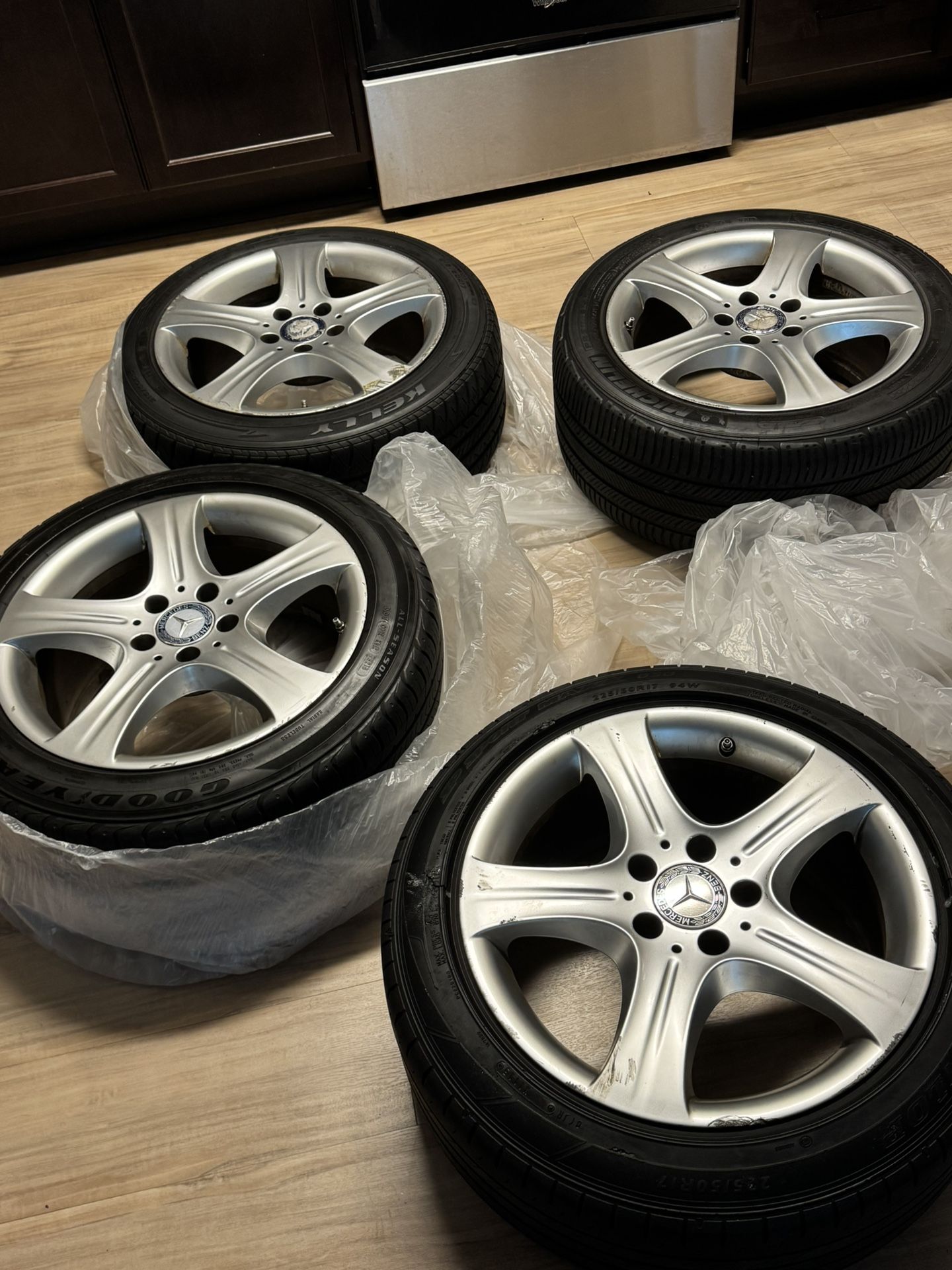 17” Mercedes Benz Rims And Tires