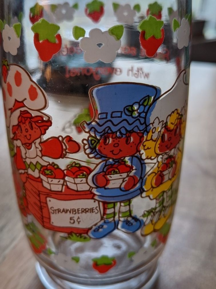 Strawberry Shortcake Glass