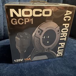 NOCO GCP1 15A AC Port Plug, 125V Power Inlet Socket, and Waterproof Electrical Outlet 
