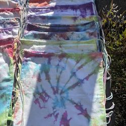 Tie Dye Drawstring Bags
