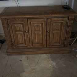 Need Gone Today! Make An Offer Wooden Cabinet 