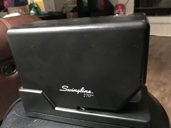 Swingline 270 Electric Heavy Duty HD Staples w/Staples Black Works Tested