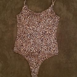 Cheetah Print Leotard 