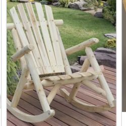 Wooden rocking chair (Unpainted)