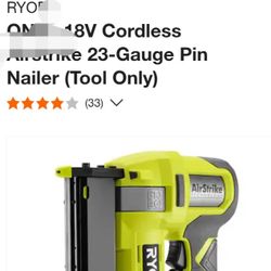 Ryobi Airstrike Nailer