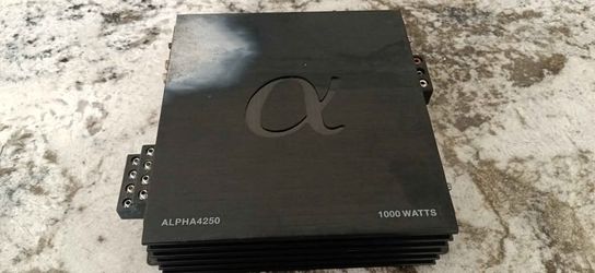Alphasonik ALPHA4250 Alpha Series 1000 Watt 4-Channel Bridgeable Car Amp OBO