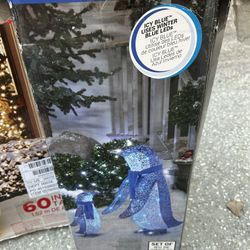 Outdoor Christmas Penguins 