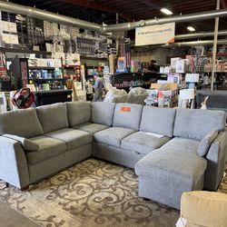 Grey Sleeper Sectional From Costco