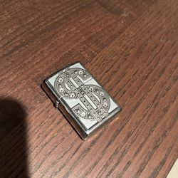 Zippo Lighter With Dollar Sign