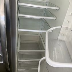 Stainless Steel Side By Side Refrigerator Made by Frigidaire