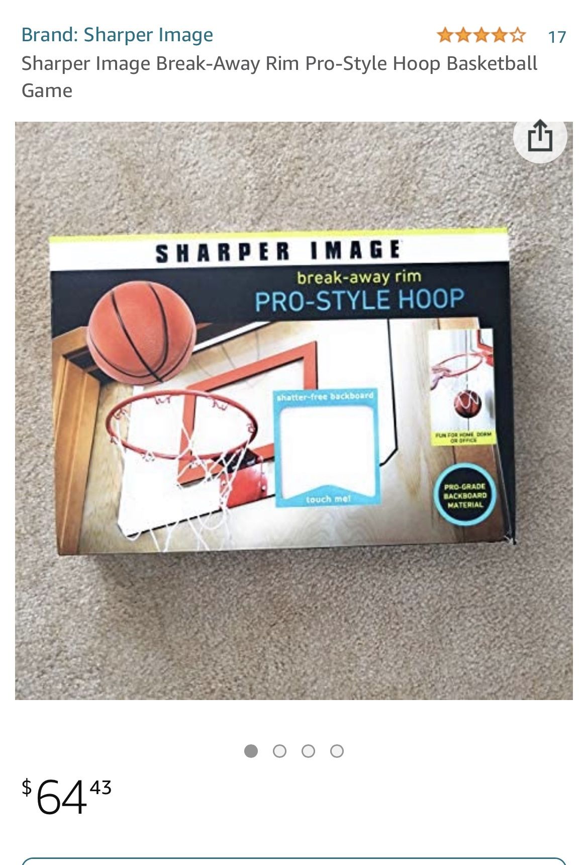 Sharper Image Pro Style Hoop Set - Brand New 