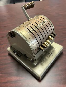 Paymaster Model Y Checkwriter & Protector. 1930s-1940s