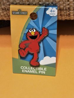 Sesame Street Elmo Happy & Dancing Enamel Metal Pin