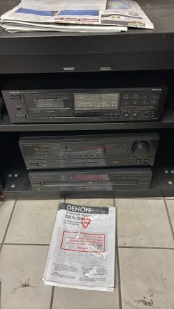 Stereo System. Denim