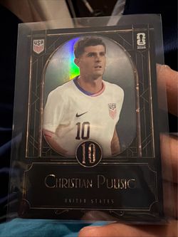 Christian Pulisic USA men’s soccer nation team World Cup 2026 black Gold team panini card
