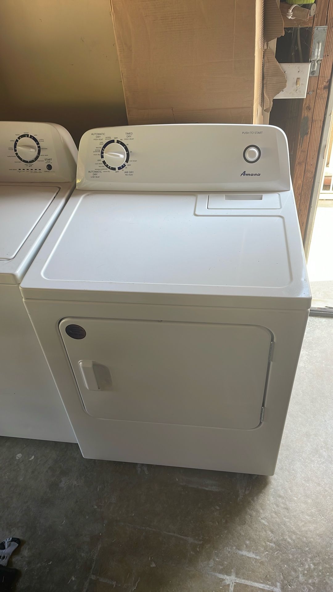 Amana Dryer And Washer New