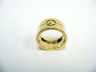 Authentic Cartier Jumbo Love 18K Yellow Gold Ring