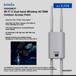 Wi-Fi 5 Dual-Band Wireless AC1300 Outdoor Access Point