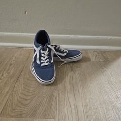 Vans Navy Blue Girls Shoes 