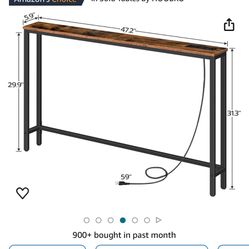 Skinny Console Table 